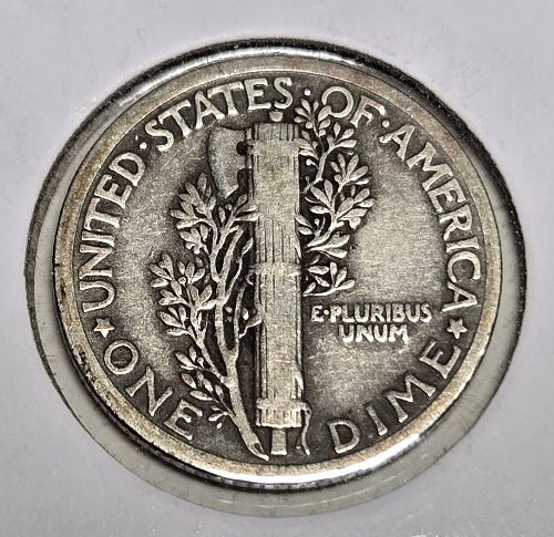 1917 Mercury Dime Fine-15