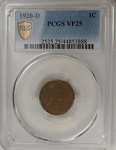 1920 D Lincoln Cent