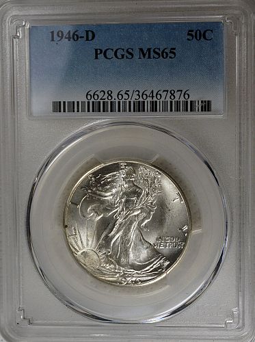 1946 D Walking Liberty Half Dollar