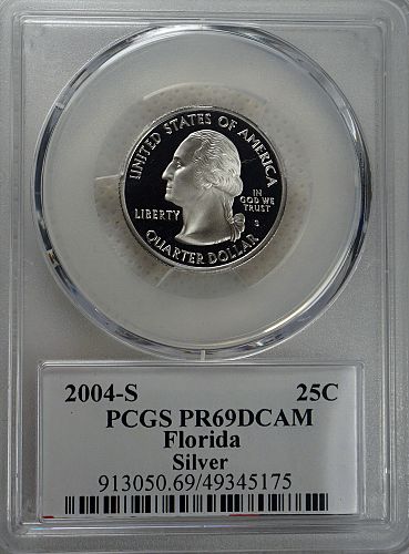 2004 S Florida State Quarter --- Silver Proof