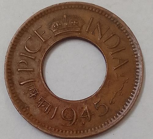 K)  FOUR DIFFERENT  INDIA  CIR. COINS 1945..1963..1967..1971