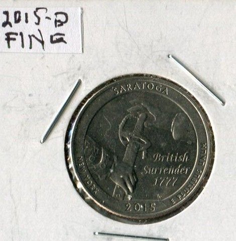 2015 - D  SARSTOGA  N. P.  QUARTER   --   FINE