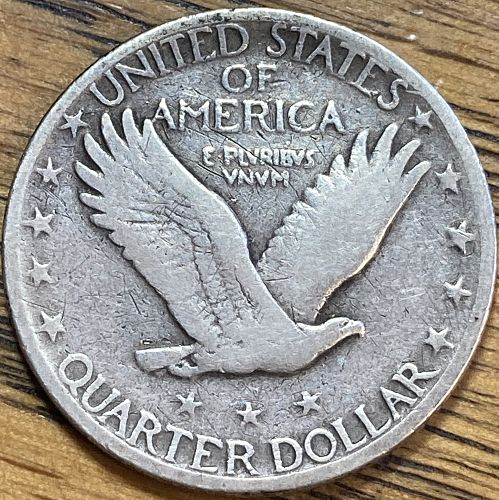 1930 standing liberty quarter in VERY GOOD condition