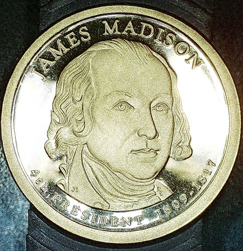 2007 S Presidential Dollars: James Madison Proof DCAM