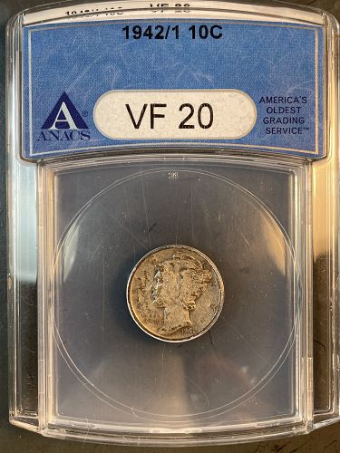 1942/41 Mercury Dime