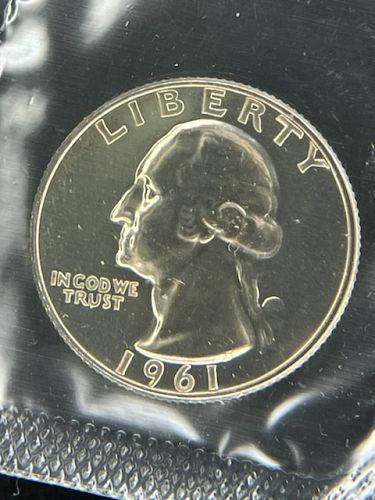 1961-P US Mint Proof Set - 5 Coins - Own a Piece of Untouched History!