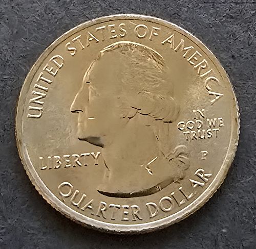 2010-P Hot Springs Quarter - BU from US Mint Roll (M16)