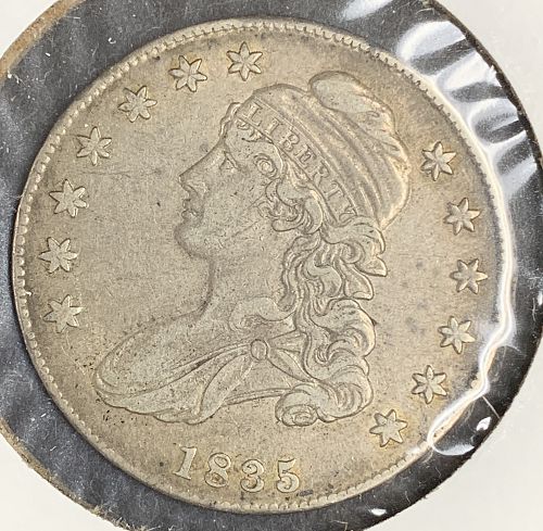 1835 Capped Bust Half Dollar Coin Value, Prices & Info | USA Coin Book