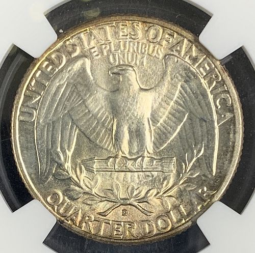 1935-D Washington Quarter, MS62 NGC (10061)