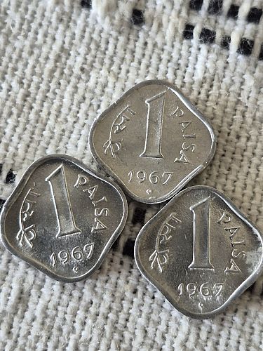 1967 India 1 Paisa