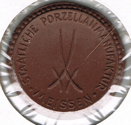 Meissen Porcelain Medal from DEUTSCHES HYGIENE MUSEUM, Germany, 1930