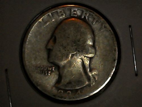 1934 D Washington Quarter... nice hole filler...233