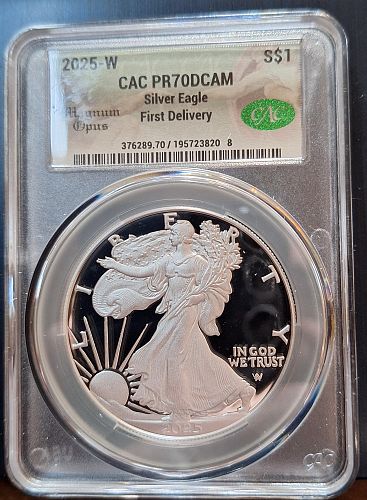 2025-W Silver Eagle PR70DCAM
