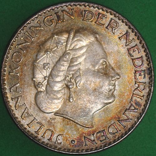 1957 Netherlands Gulden AU