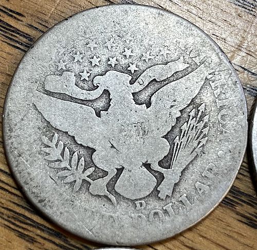 4 silver half dollars 1906-1964 in ALMOST GOOD-ALMOST UNCIRCULATED condition lot 4A