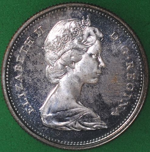 1967 Canada 25 Cents UNC #3