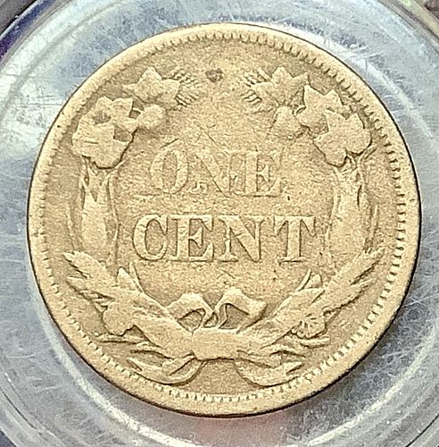 1858 Flying Eagle Cent LL Large Letters - F Fine