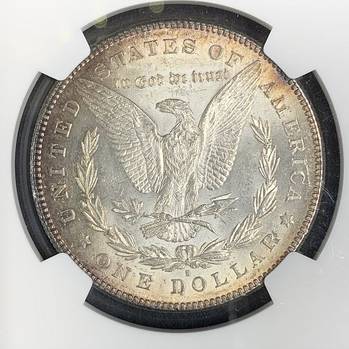 1879-S Rev of '78  Morgan Silver Dollar, MS62, NGC (10104)