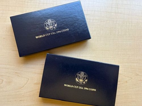 1994 World Cup Proof Collector's 2-Coin Set with $1 and 50C - Special Edition