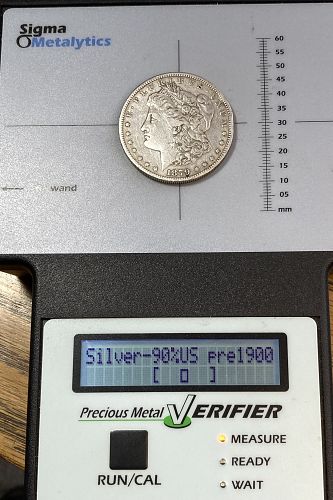 1879S Morgan dollar in EXTREMELY FINE condition
