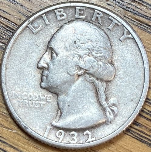 1932 Washington quarter in VERY FINE condition