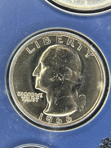 1966-S Uncirculated Special Mint Set - 5 Coins