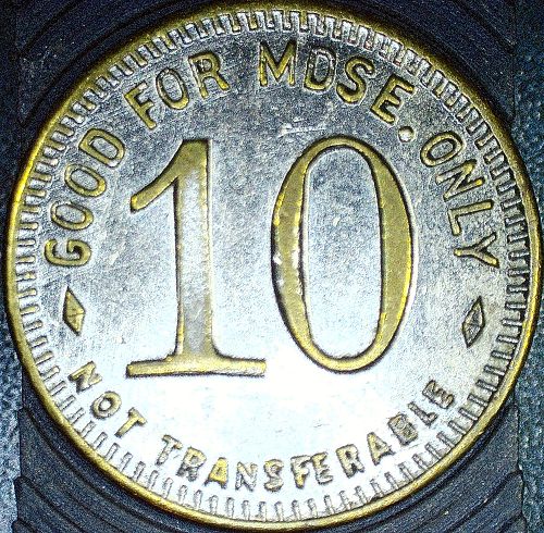 Coal Scrip/Token Seneca Stores co Dayton Ohio good for 10 cent trade