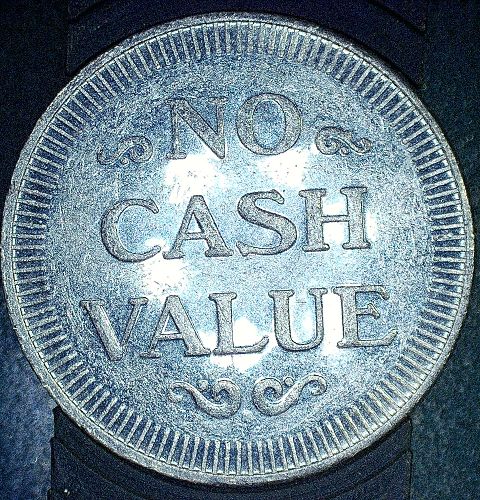 Super-Cade Boardwalk Arcade Wildwood, NJ Prize Token 25mm