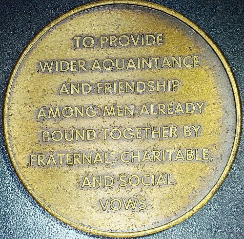 Vintage 1973 Tall Cedars Lebanon Of North America Medal/Token Coin, 22.3 Grams