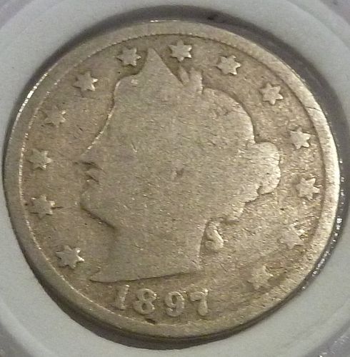 Here is a 1897 Liberty Nickel in Good Grade ( 400-23 )