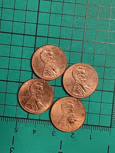 2009 D Lincoln set 4coins