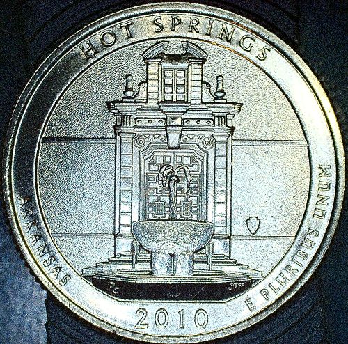 2010 P Hot Springs America The Beautiful Quarter BU or Better