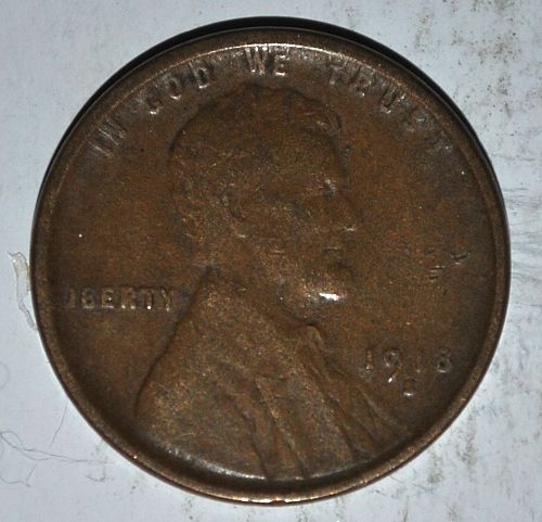 1918 S Lincoln Wheat Cent Small Cent {{{{7671