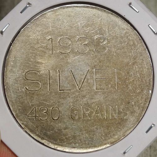 HK-825, 1933 Pedley-Ryan Dollar, Type IV, Uncirculated   0706-02