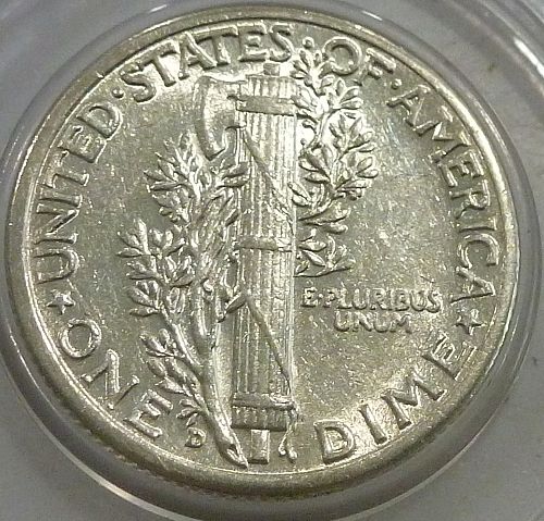 1944-D Uncirculated Mercury Dime  UNC ( WM-25)