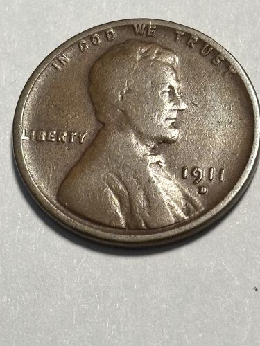 1911 D Lincoln Wheat Cent Small Cents