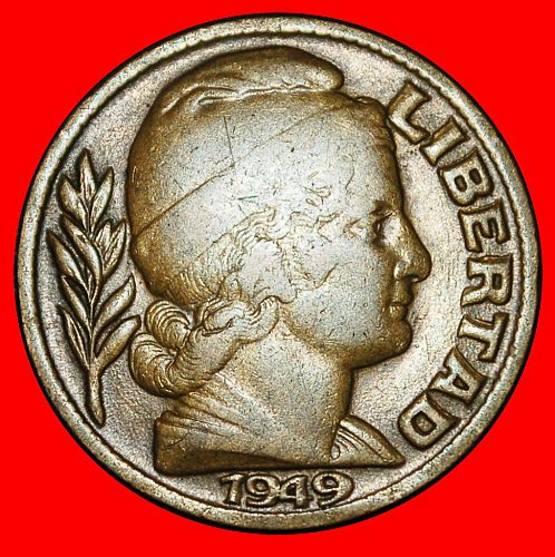 Ⰶ COW (1942-1950): ARGENTINA ★ 20 CENTAVOS 1949!
