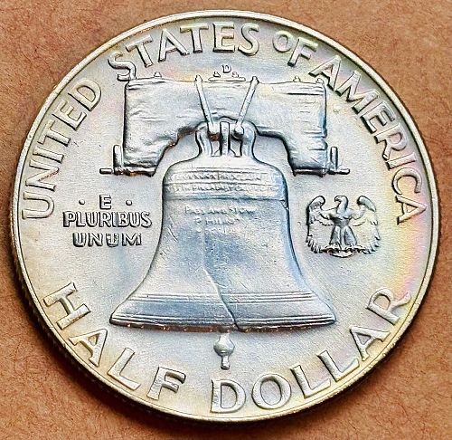 1953-D Franklin Half Dollar, Gem BU