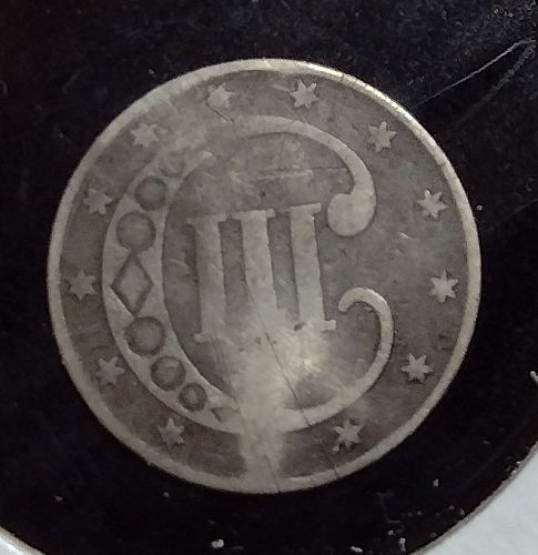 1853 3 Cent Silver Piece
