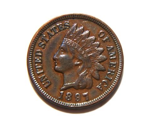 1897-P Indian Head Cent