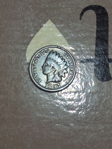 1897 INDIAN CENT    cf34