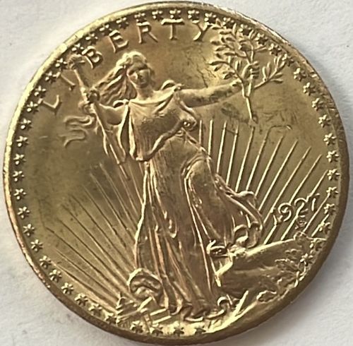 1927-P Saint Gaudens Gold $20 Double Eagle