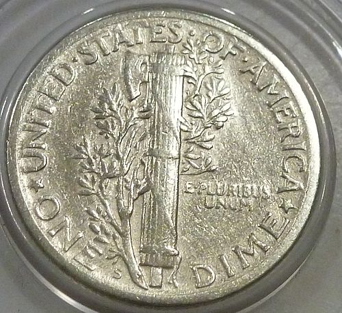 1925-S VERY FINE Mercury Dime    (WM-54)