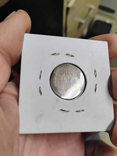 1916 LINCOLN WHEAT CENT G-4 CLIP  AT 8:00 ERROR COIN