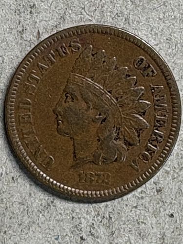 1872 Indian Head Cent VF
