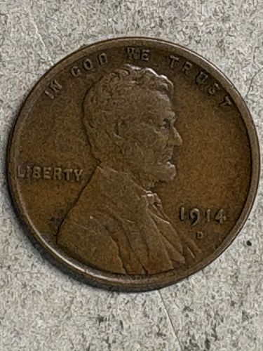 1914-D Lincoln Cent VF35