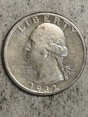 1932-D Washington Quarter XF+/AU