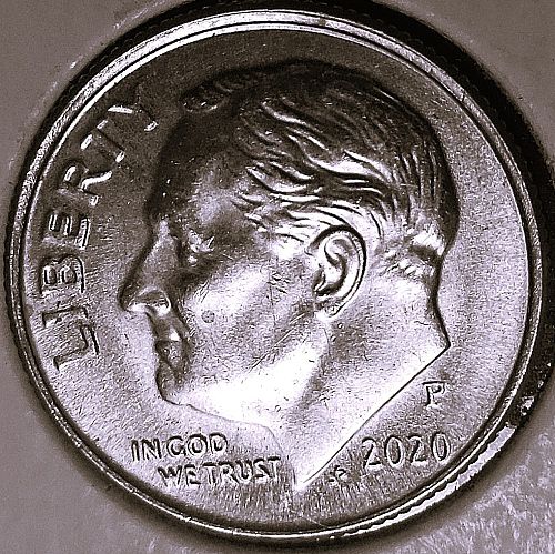 ✅2020-P Roosevelt Dime Error Coin✅