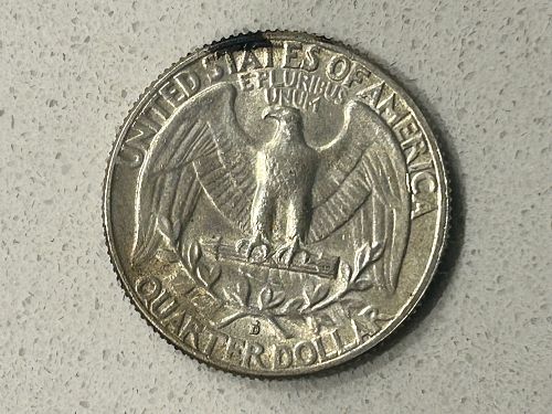 1964-D High-Quality Silver Washington Quarter, exactly as shown