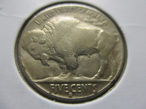 1930-S  VF20 Buffalo Nickel.  Item: 5 B30S-12.
